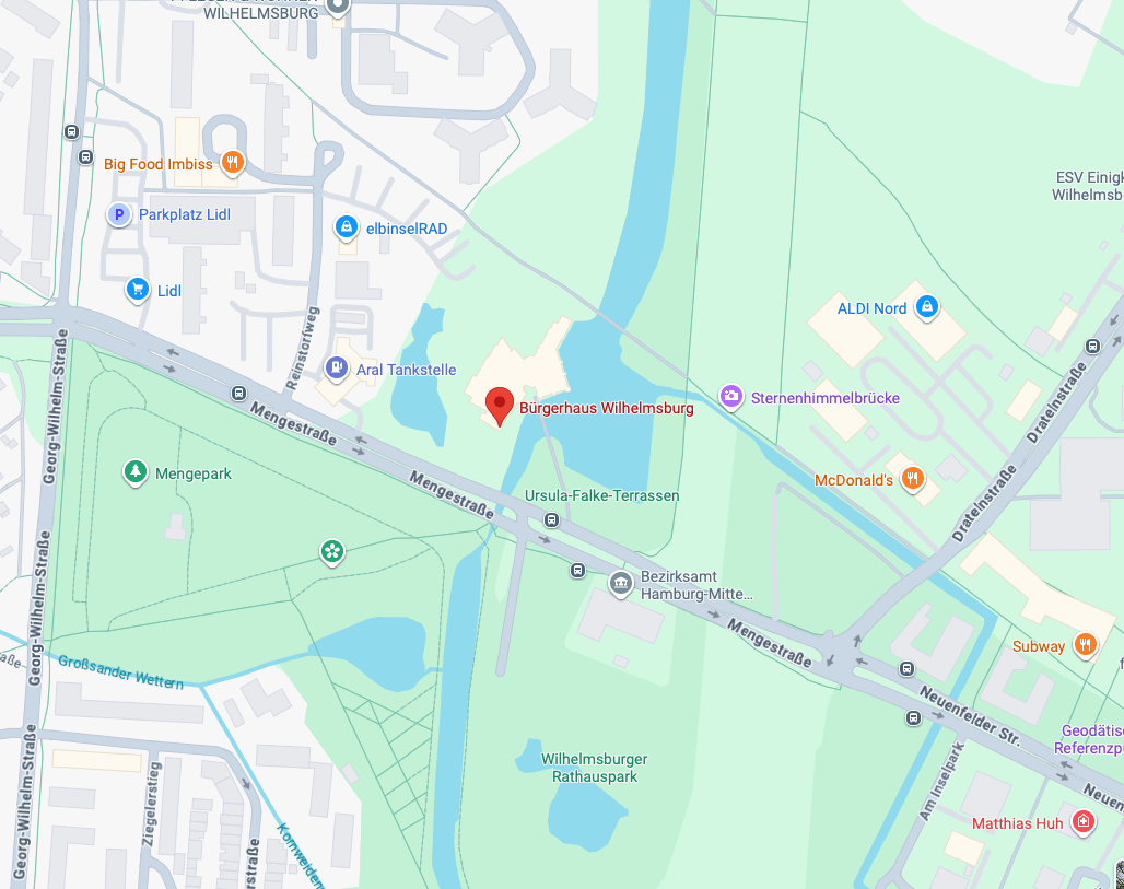 Burgerhaus Wilhelmsburg location map