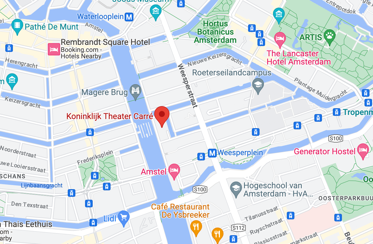 Royal Theater Carré location map