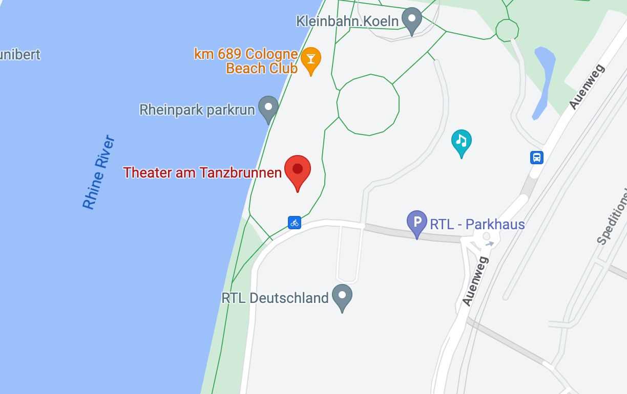 Theater am Tanzbrunnen location map