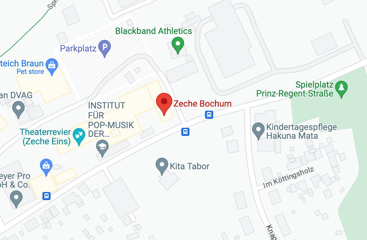 Zeche location map