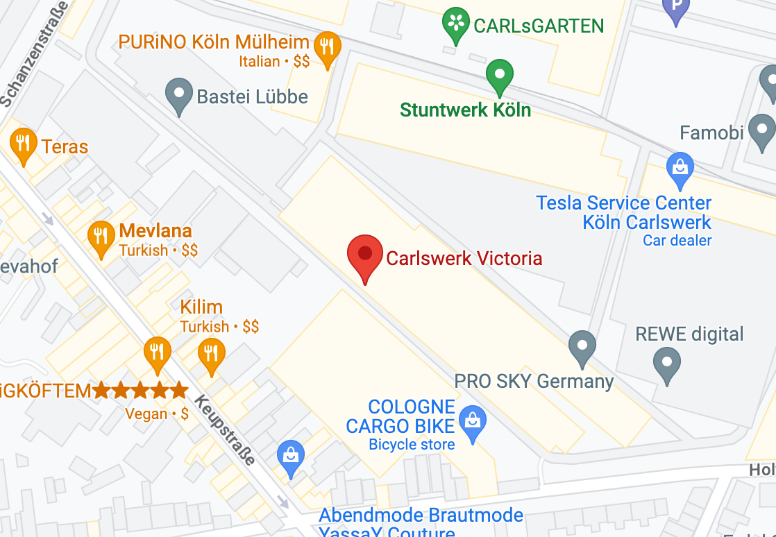 Carlswerk Victoria location map