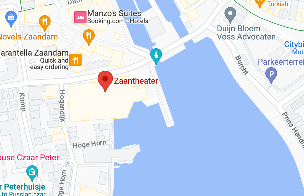 Zaantheater location map