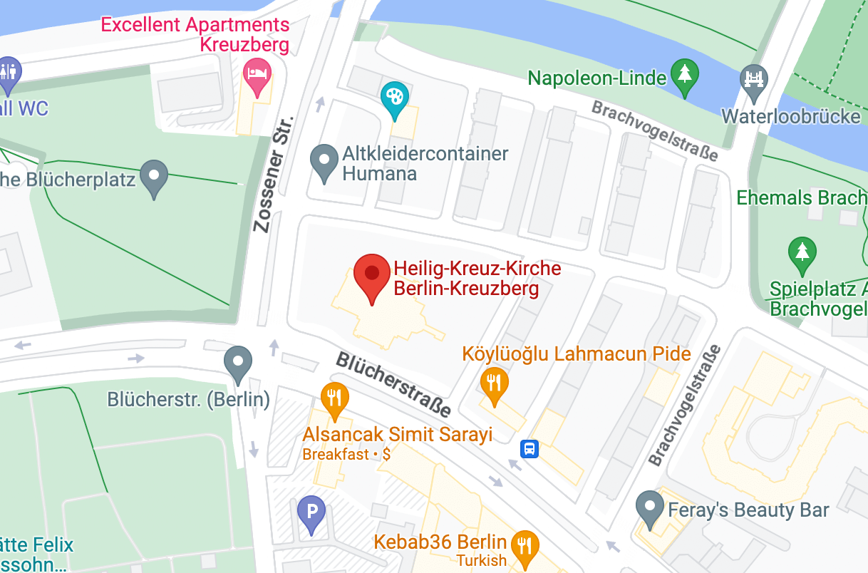 Heilig-Kreuz-Kirche location map