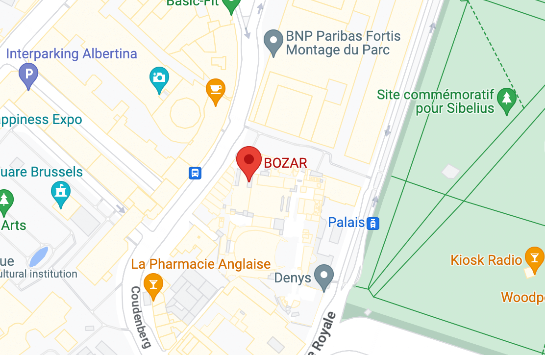 Bozar location map