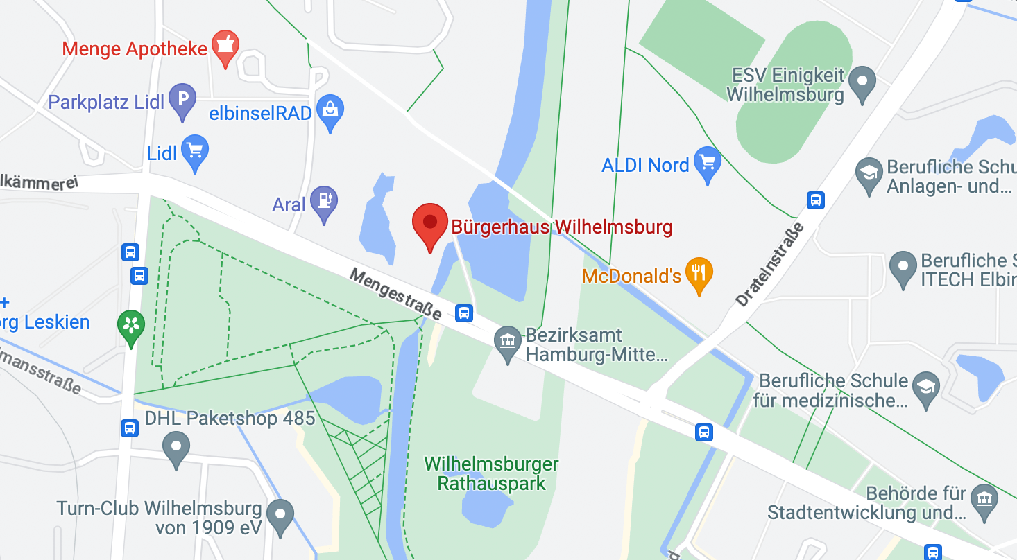 Bürgerhaus Wilhelmsburg location map