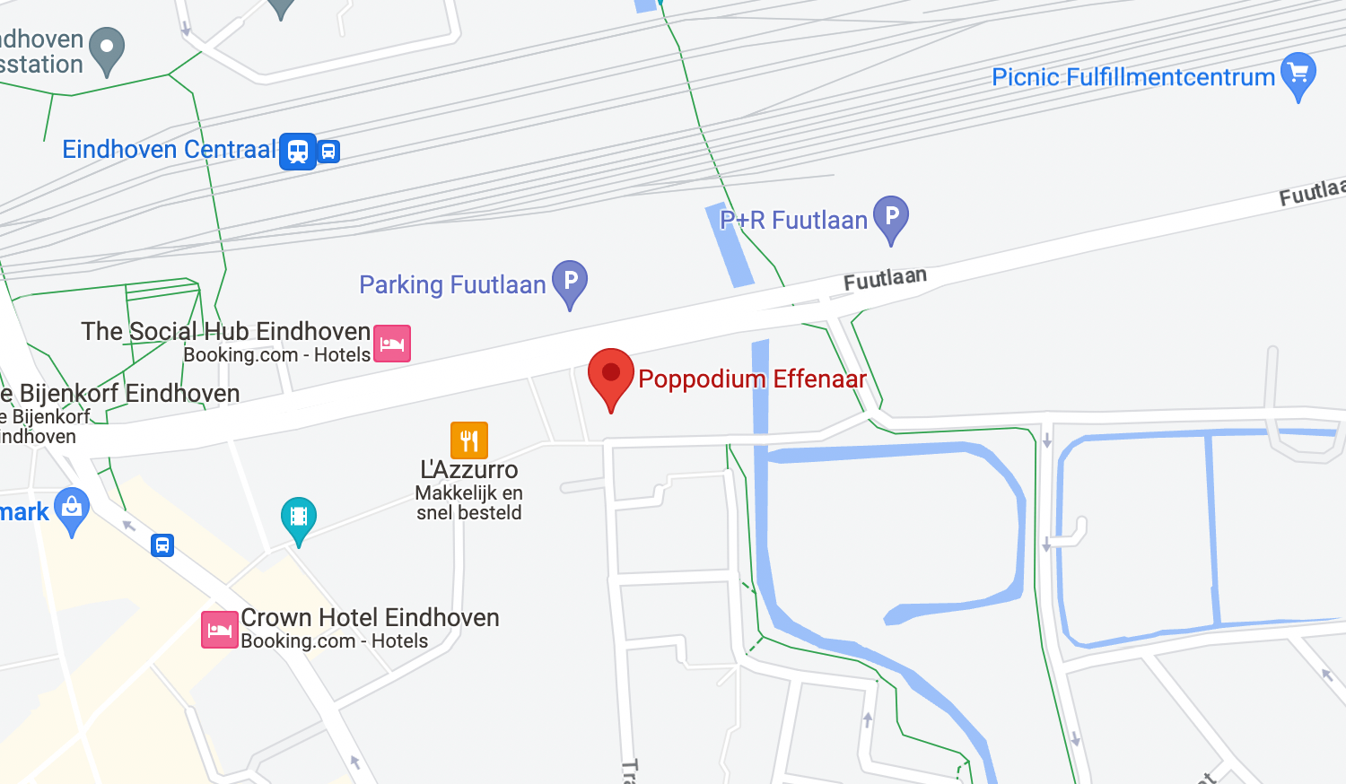 Effenaar location map