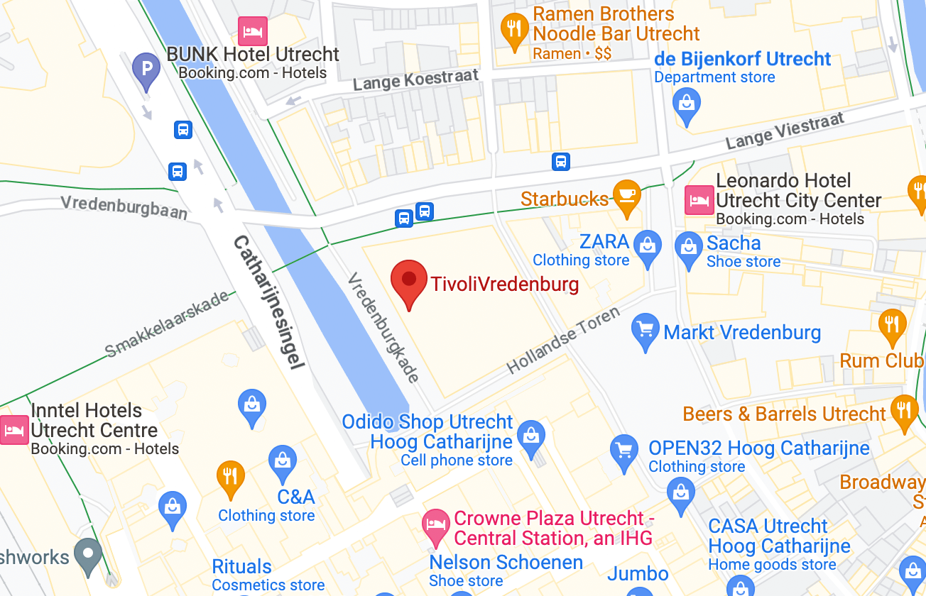 TivoliVredenburg location map