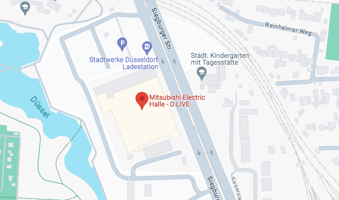 Mitsubishi Electric Halle location map