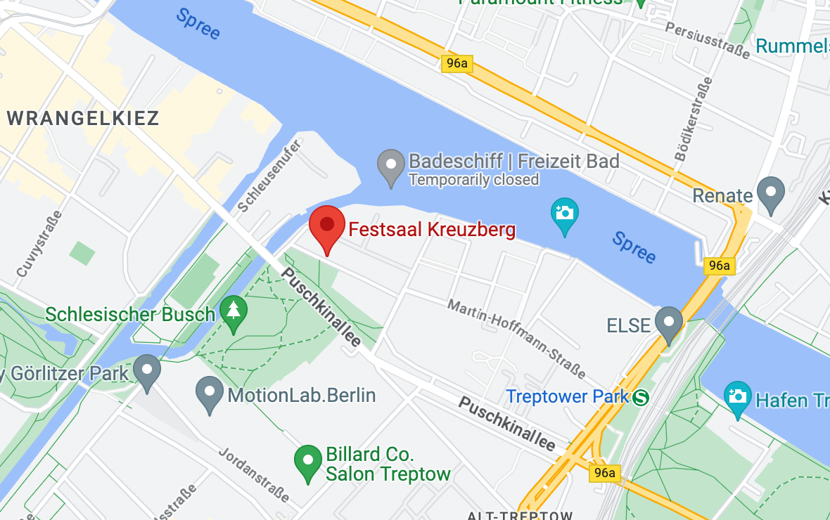Festsaal Kreuzberg location map