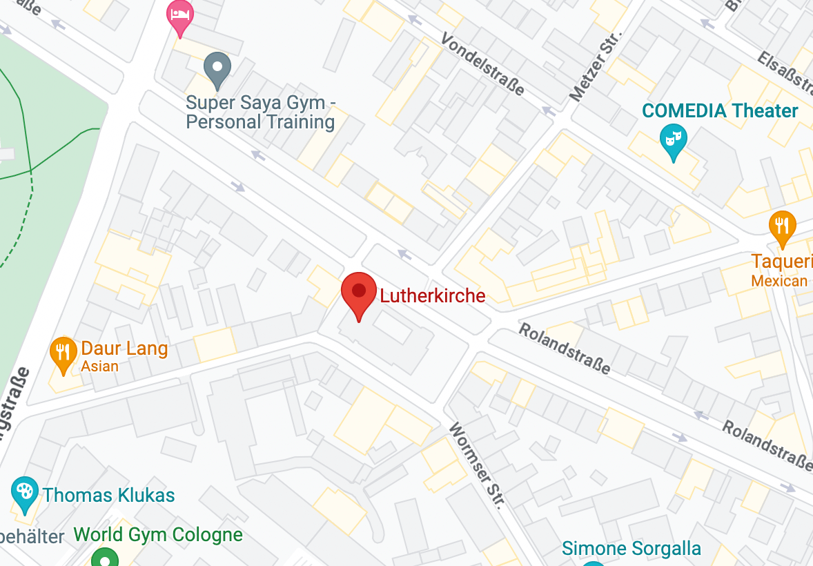 Lutherkirche location map