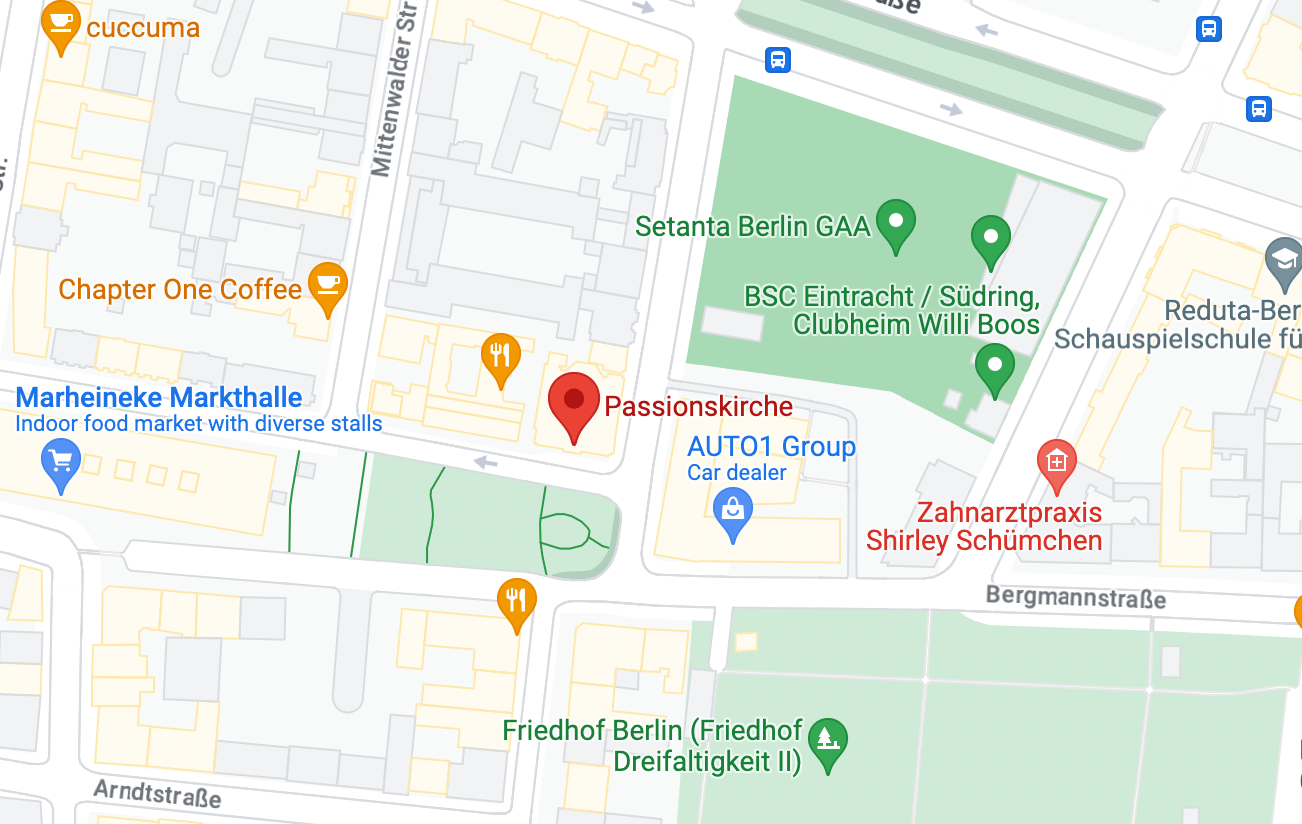 Passionskirche location map