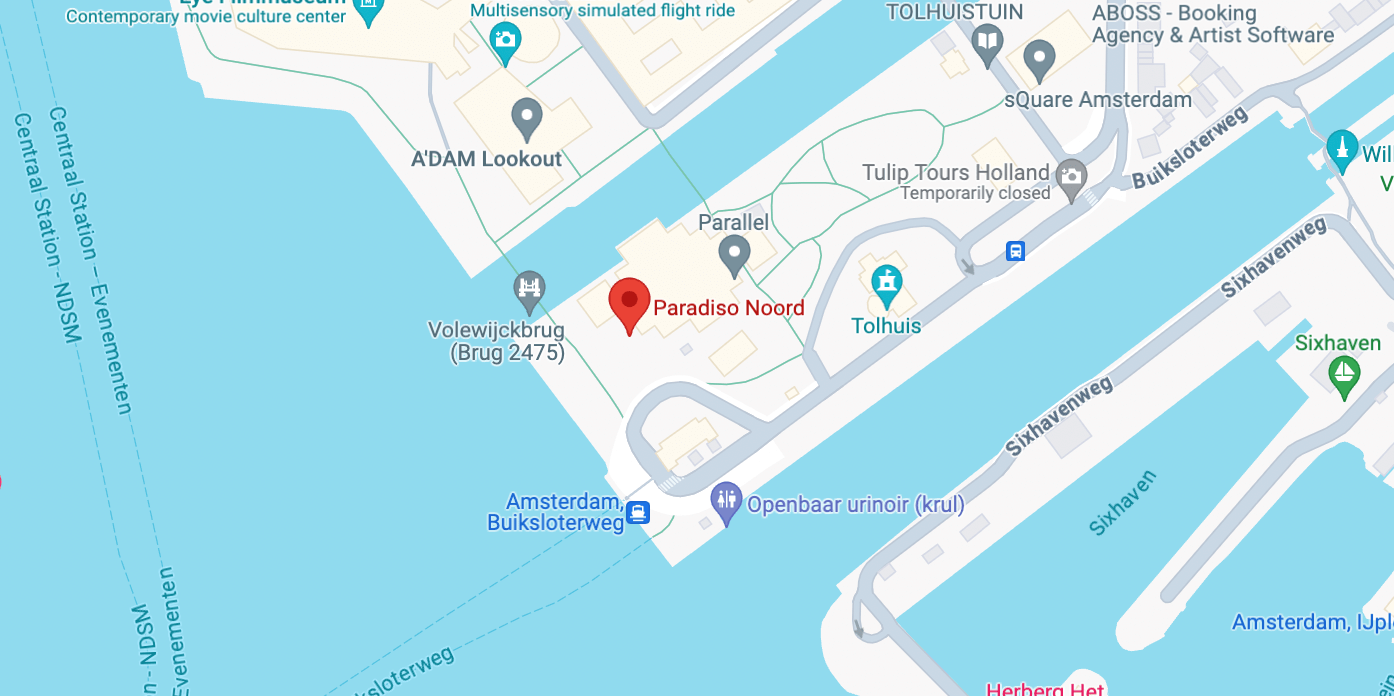 Paradiso Noord location map