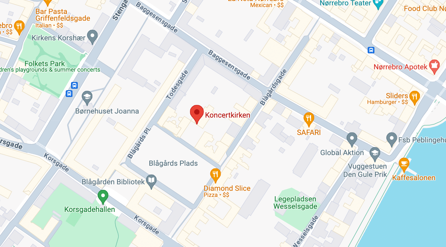 Koncertkirken in Copenhagen