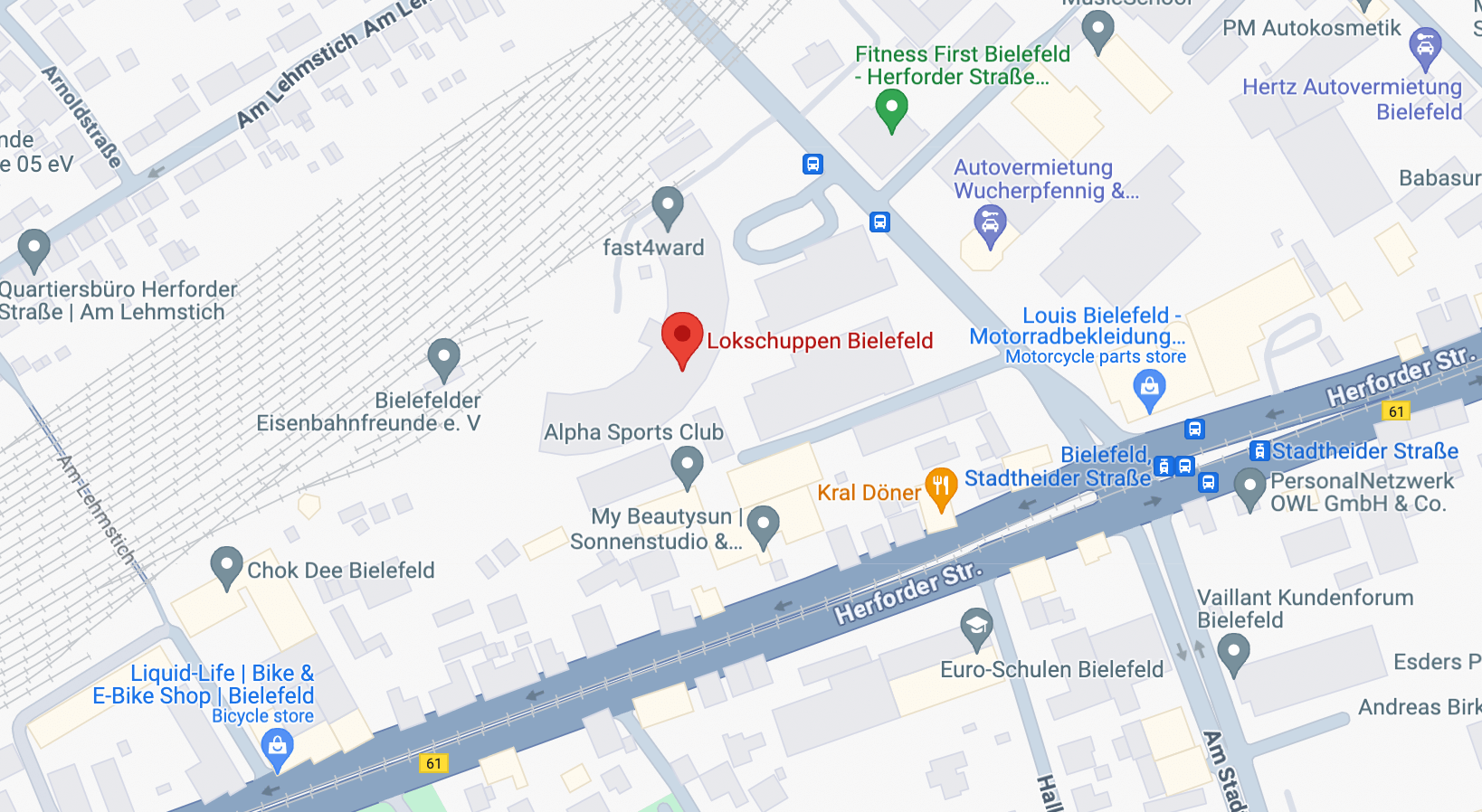 Lokschuppen location map