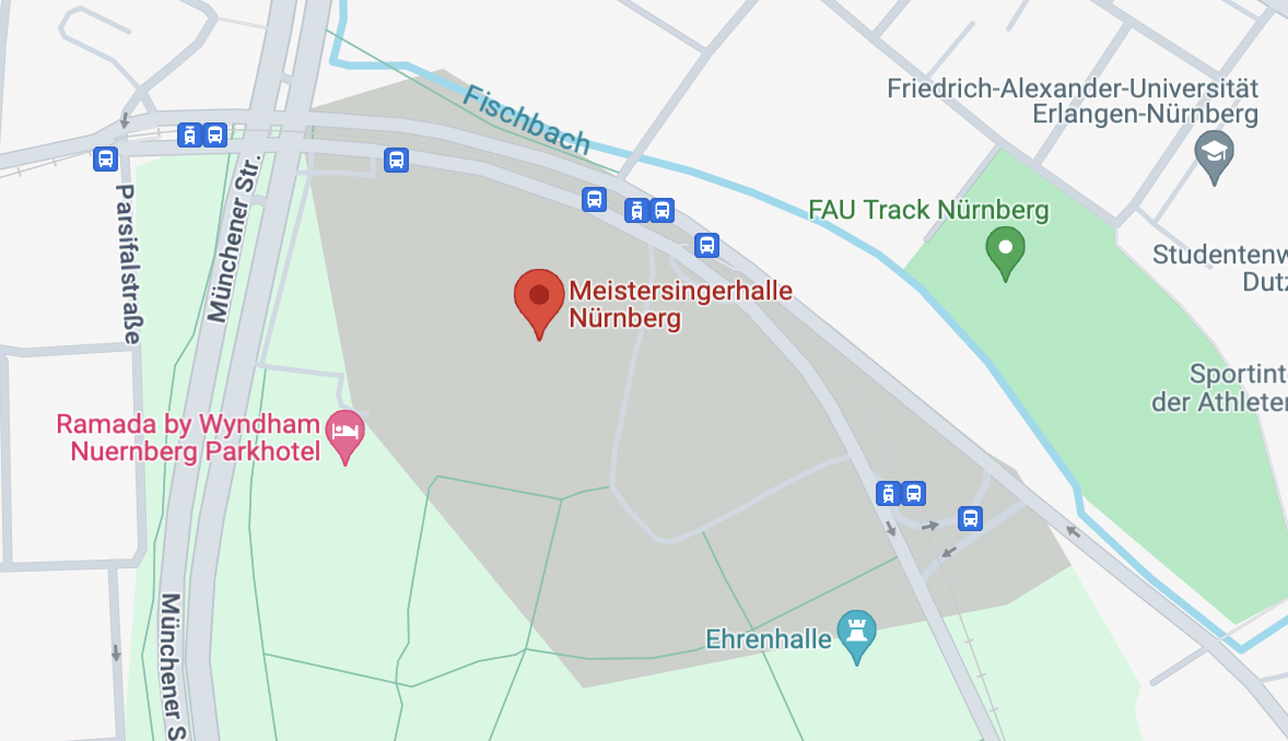 Meistersingerhalle location map