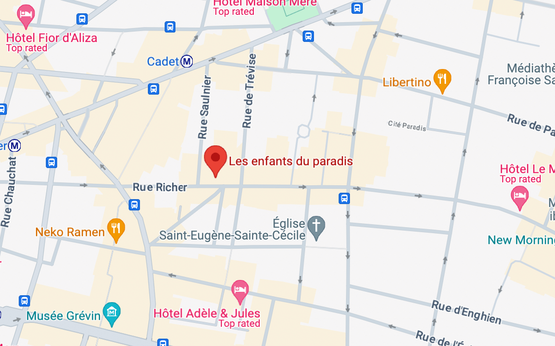 La Scène Parisienne location map