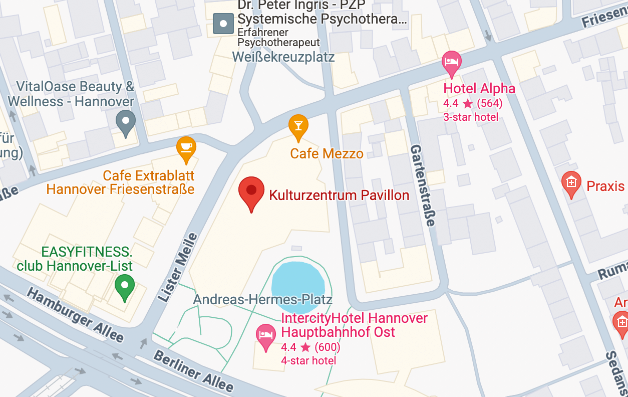 Kulturzentrum Pavillon location map