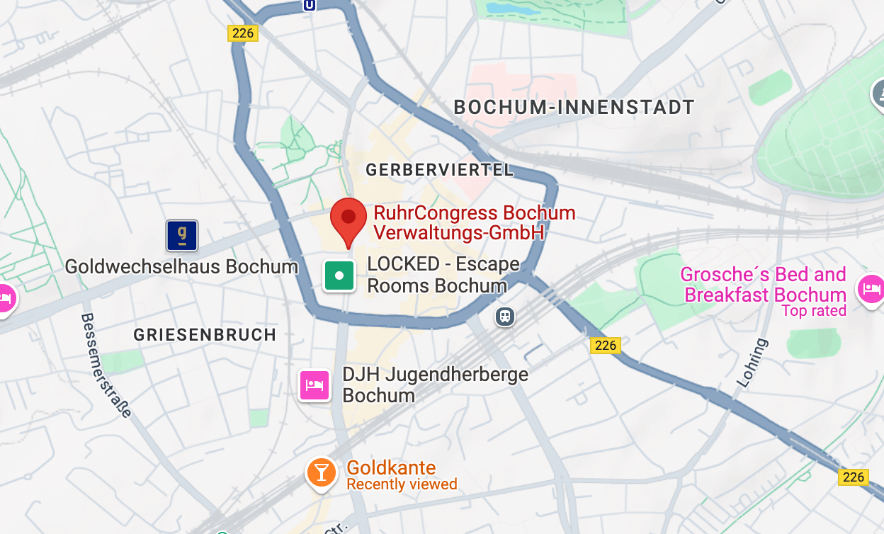 RuhrCongress location map