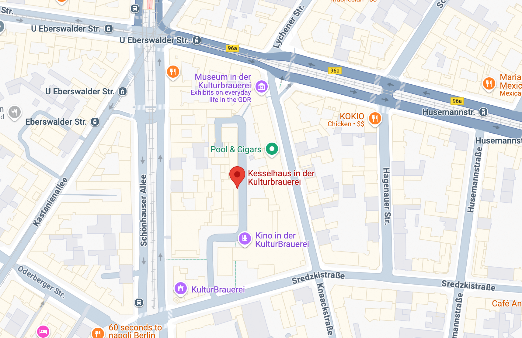 Kesselhaus location map