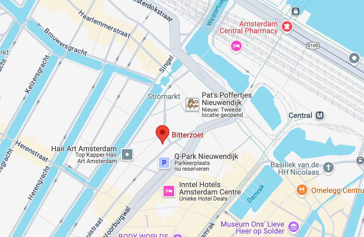 Bitterzoet location map