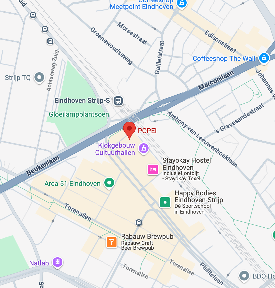 Popei location map