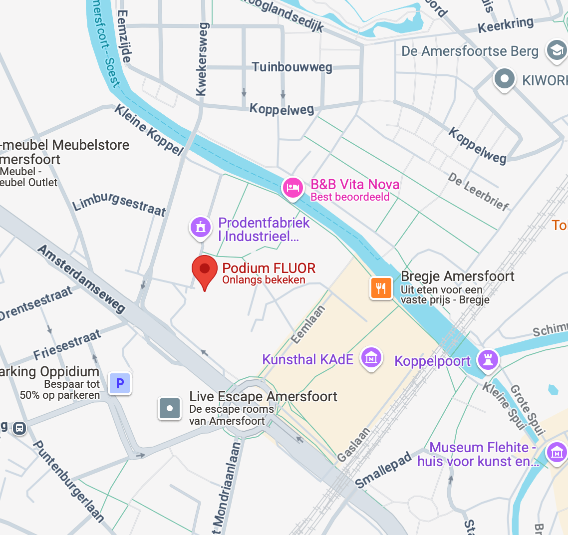 Fluor location map