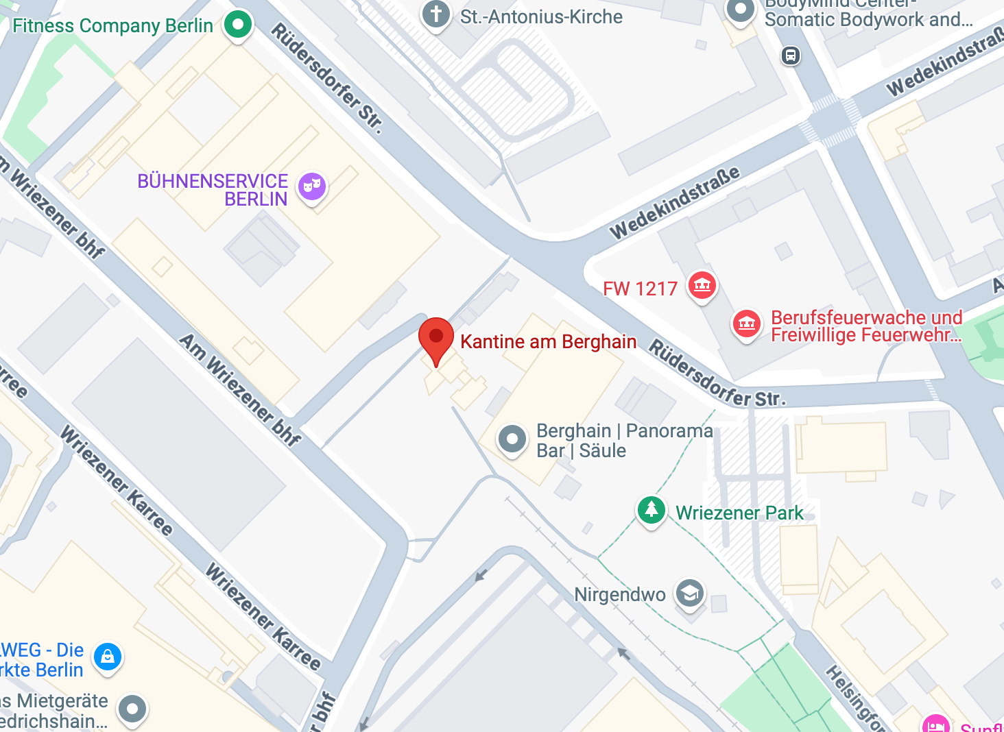 Kantine am Berghain in Berlin