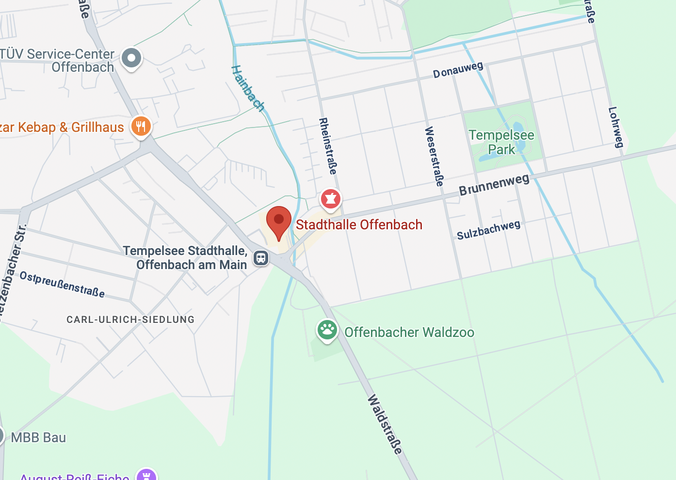 Stadthalle Offenbach in Offenbach am Main, Germany