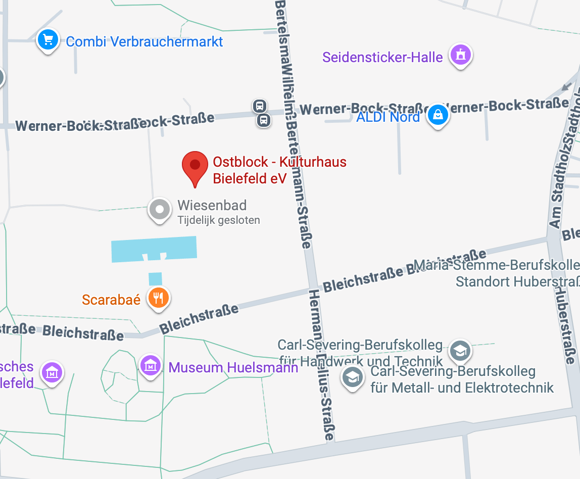 Ostblock Kulturhaus location map